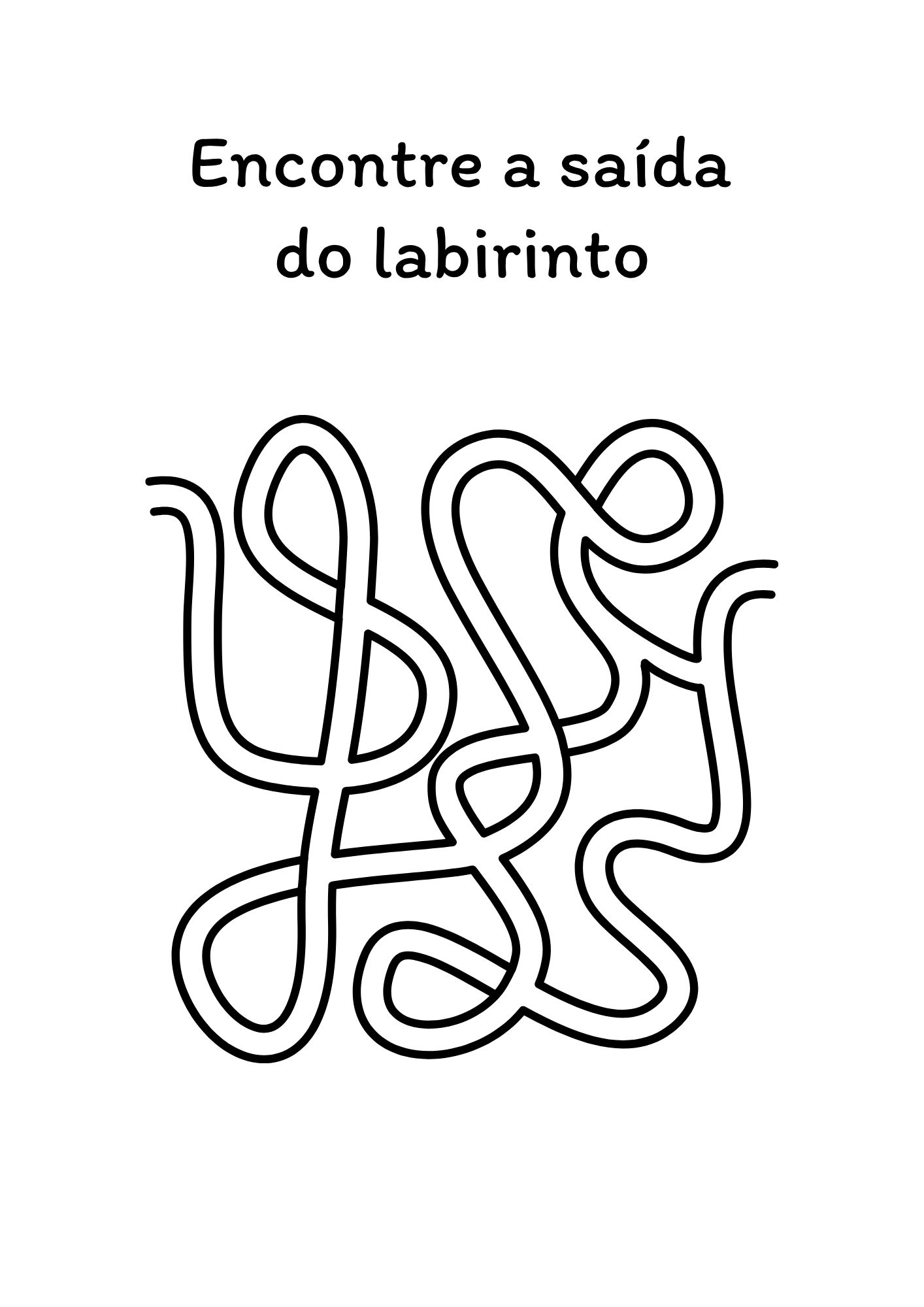 Página de labirinto 5: encontre a saída